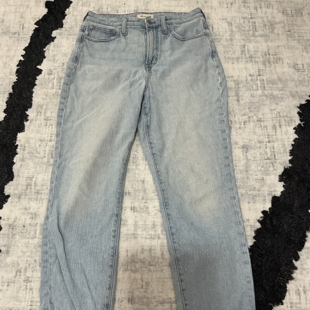 Madewell Curvy Vintage Jeans Size 29 | High Rise Straight Leg Light Wash